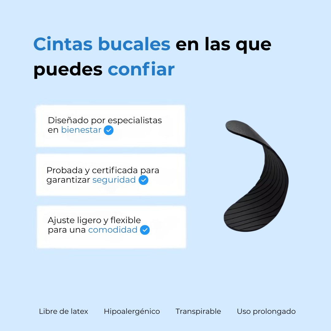 Cinta Bucal Transpirable
