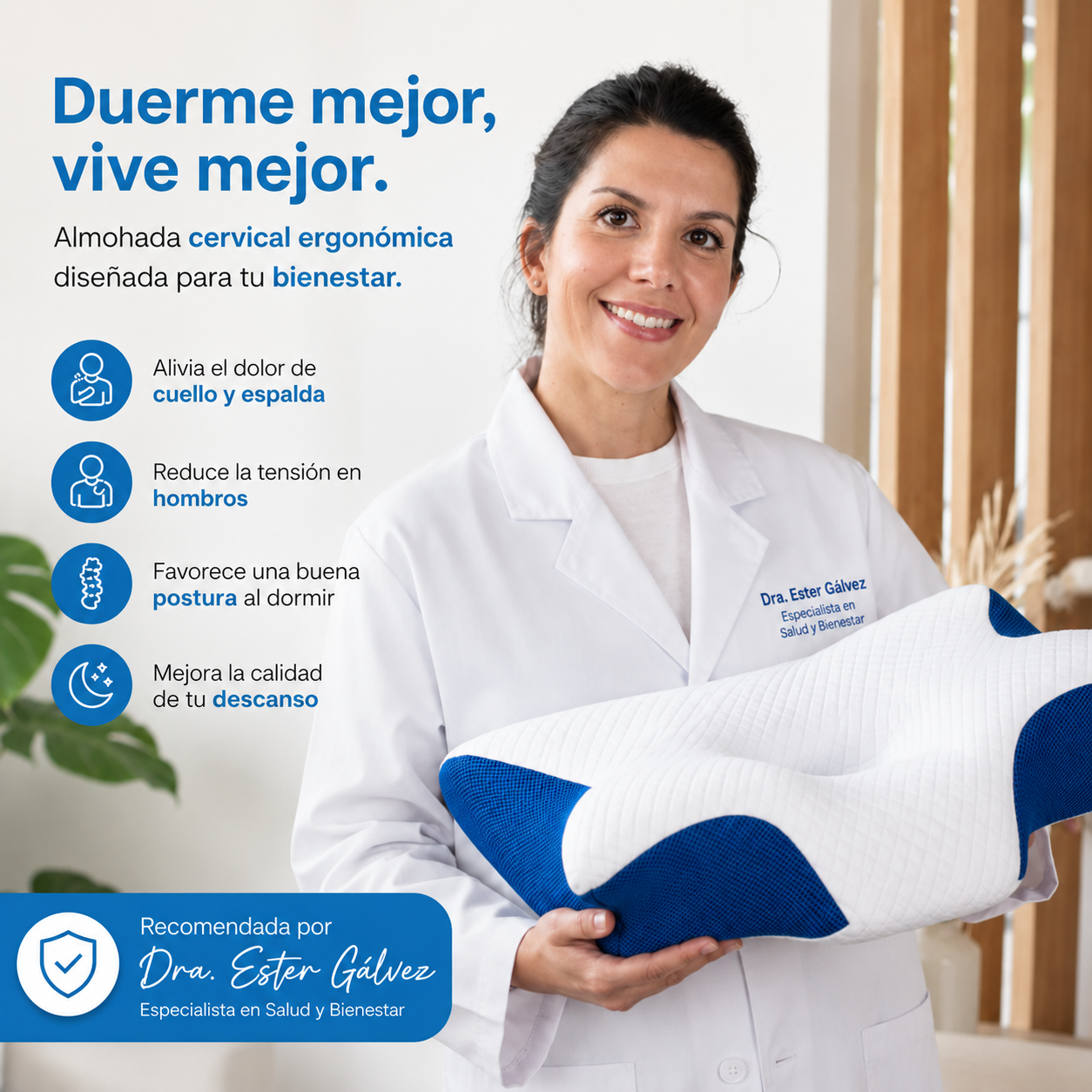 Almohada Cervical Ergonómica