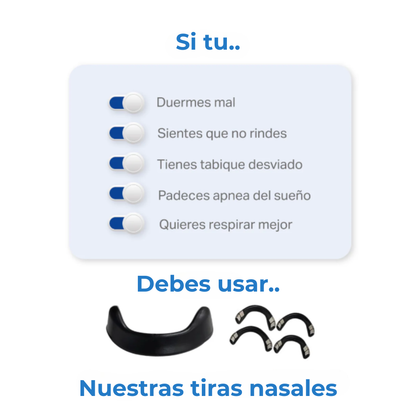 Tiras Nasales Magnéticas