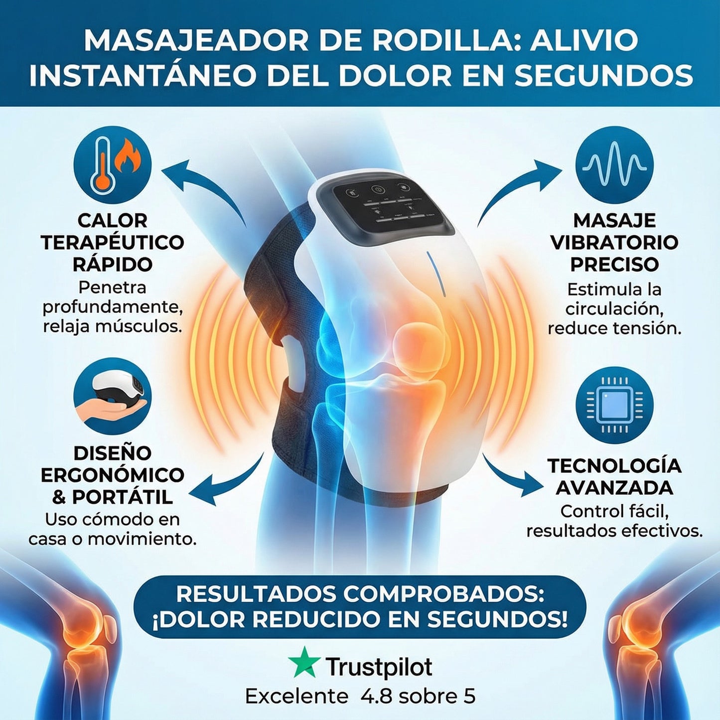 Masajeador de Rodilla Inteligente